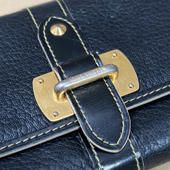 Louis Vuitton noir Suhali leather le favori wallet organizer - Picture 6 of 12